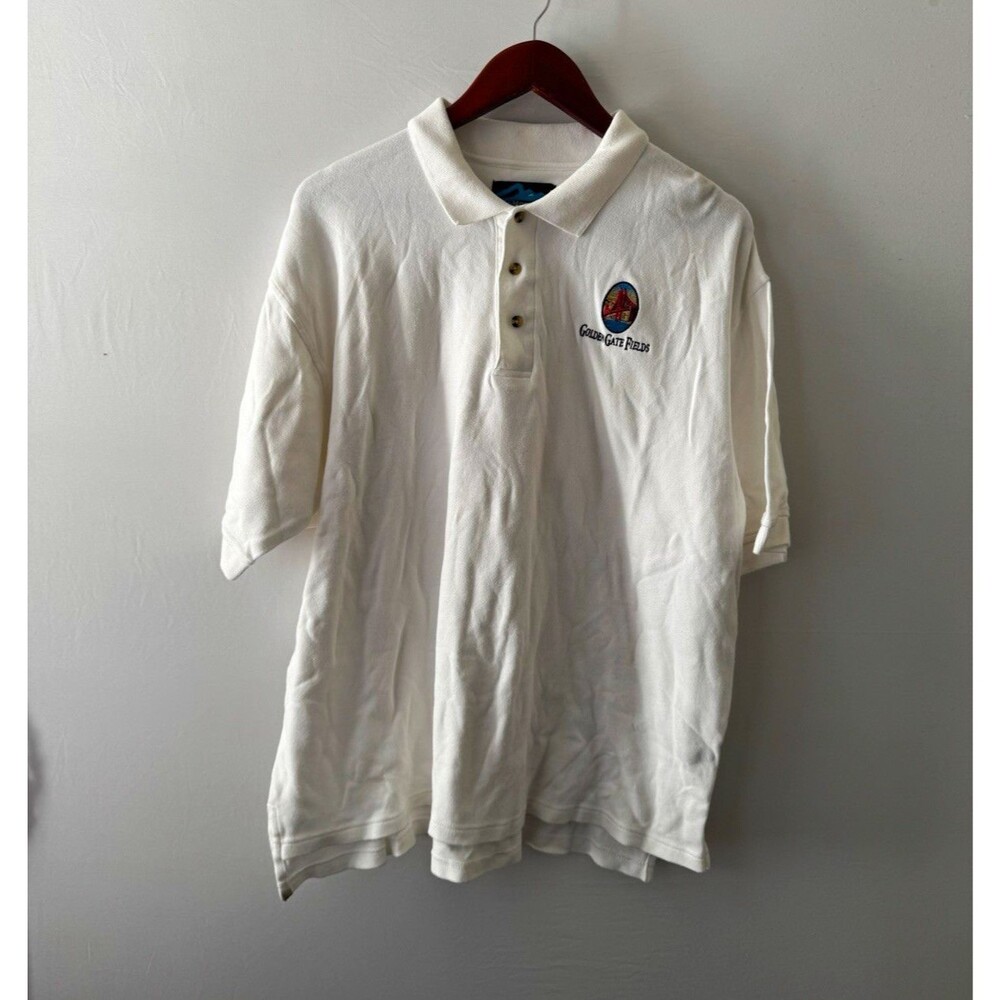 Polo Ralph Lauren Polo Golf Men’s L White Cotton Knit Polo Embroidered Logo